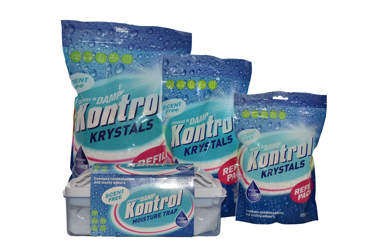 Kontrol Krystals 0.5 Kg - Scent Free - 1 Litre Capacity